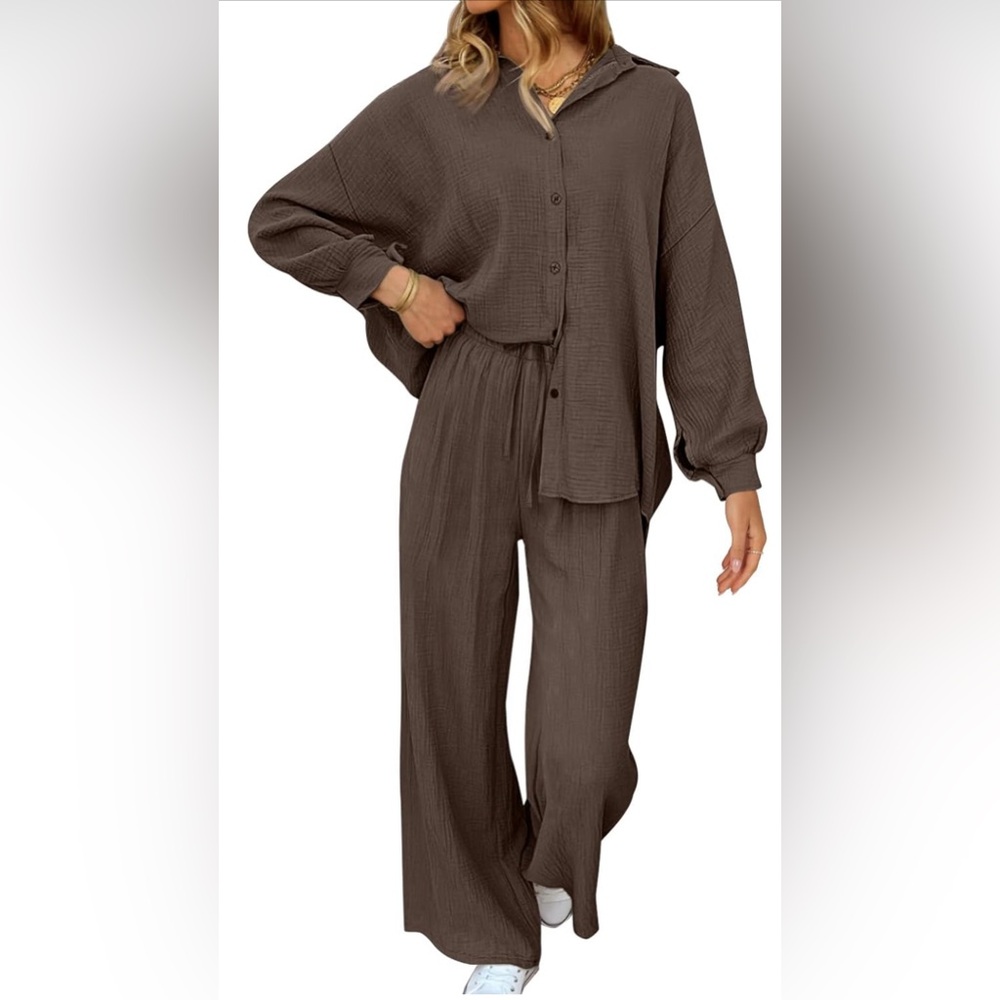 Linen brown set